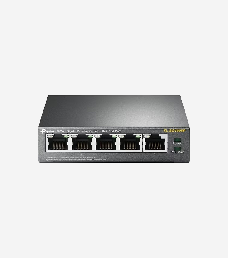 Tp-link 5-port Gigabit Desktop Switch With 4-port Poe+ - 5 Ports - Gigabit Ethernet - 10/100/1000base-t - 2 Layer Supported - 4.30 W Power Consumption - 65 W Poe Budget - Twisted Pair - Poe Ports - Desktop - 3 Year Limited Warranty