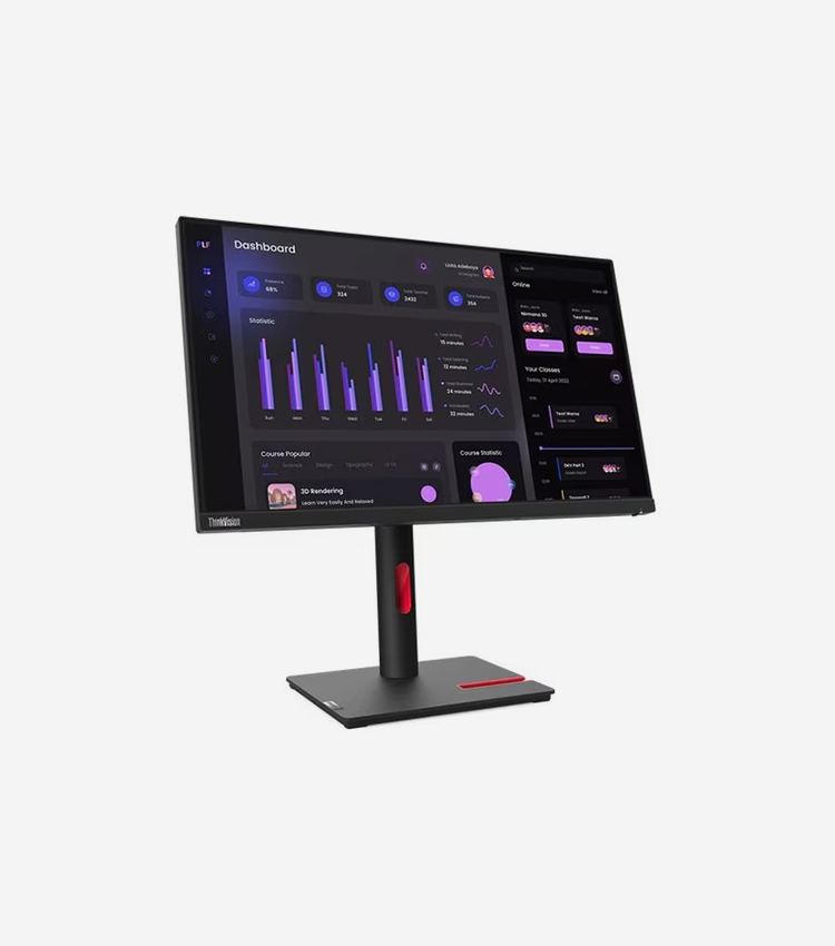 Lenovo ThinkVision T24i-30 24" Class Full HD LCD Monitor - 16:9 - 23.8" Viewable - In-plane Switching (IPS) Technology - WLED Backlight - 1920 x 1080 - 16.7 Million Colors - 250 cd/m² - 4 ms - HDMI - VGA - DisplayPort - USB Hub