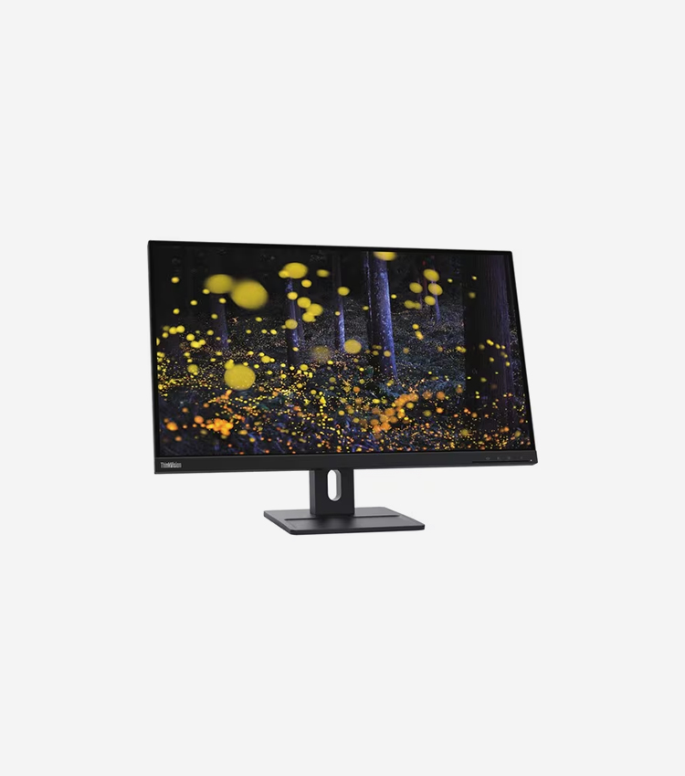 Lenovo ThinkVision E27q-20 27" Class WQHD LCD Monitor - 16:9 - Raven Black - 27" Viewable - In-plane Switching (IPS) Technology - WLED Backlight - 2560 x 1440 - 16.7 Million Colors - 350 cd/m² - 4 ms - Speakers - HDMI - DisplayPort