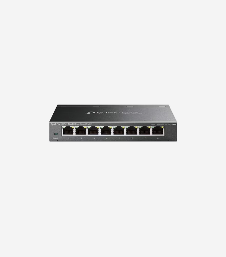 TP-Link 8-Port Gigabit Easy Smart Switch - 8 Ports - Gigabit Ethernet