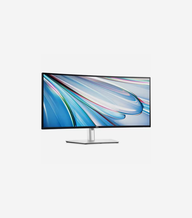 Dell UltraSharp U3425WE 34" Class UW-QHD Curved Screen LED Monitor - 21:9 - Black, Silver - 34.1" Viewable