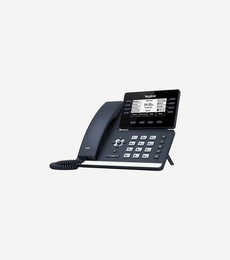 Yealink SIP-T53 IP Phone - Corded/Cordless - Corded - DECT, Bluetooth - Wall Mountable, Desktop - Classic Gray - 12 x Total Line - VoIP - 3.7" - 2 x Network (RJ-45) - PoE Ports