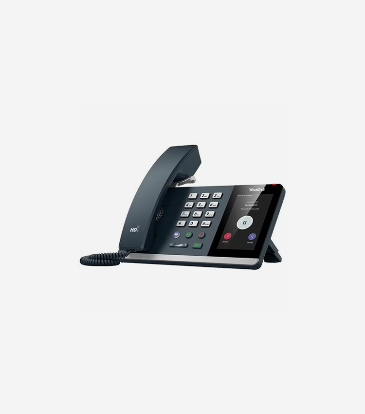 Yealink IP Phone - Corded - Bluetooth, Wi-Fi - Wall Mountable, Desktop - Classic Gray - 4" LCD - 2 x Network (RJ-45)