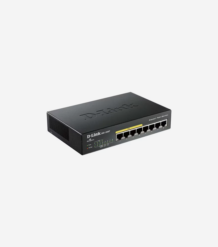 D-Link DGS 1008P - switch - 8 ports - unmanaged