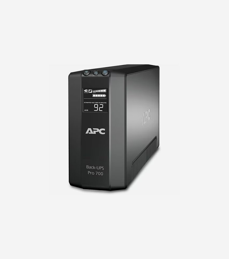 APC Back-UPS RS 700 VA Tower UPS - 700VA/450W - 3 Minute Full Load - 3 x NEMA 5-15R - Battery Backup System, 3 x NEMA 5-15R - Surge-protected