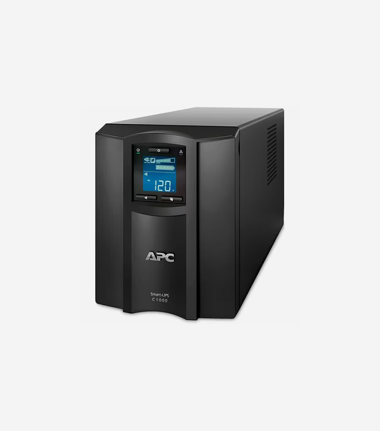 APC by Schneider Electric Smart-UPS C 1000VA LCD 120V with SmartConnect - 2U Tower - 3 Hour Recharge - 9.20 Minute Stand-by - 120 V Input - 120 V AC Output - Sine Wave - 8 x NEMA 5-15R - 8 x Battery/Surge Outlet