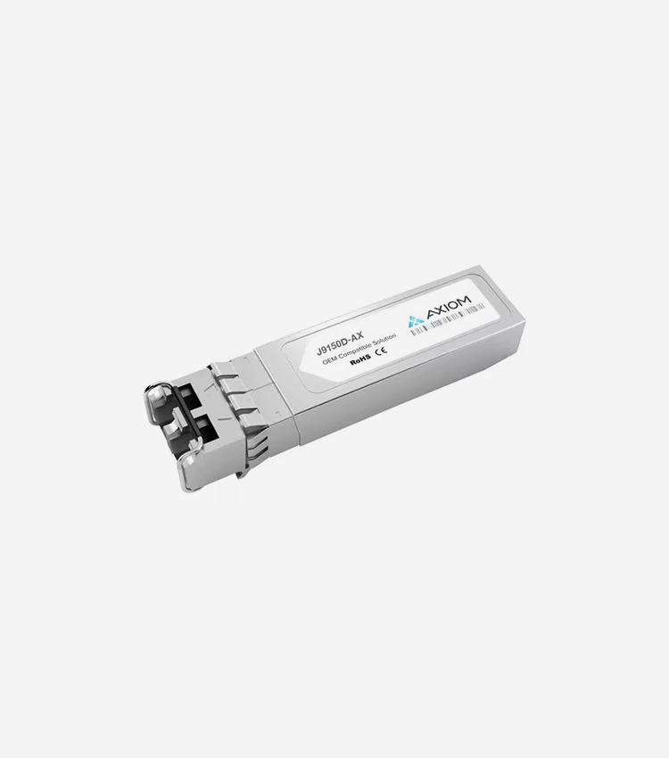 Axiom 10GBASE-SR SFP+ Transceiver for Aruba - J9150D - 100% Aruba Compatible 10GBASE-SR SFP+