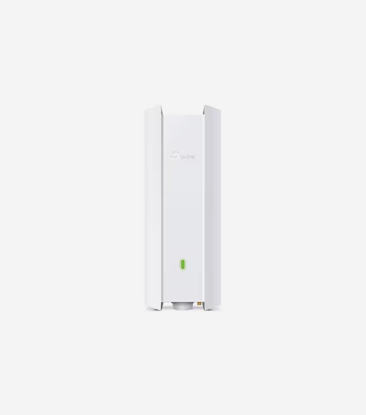 TP-Link EAP610-Outdoor Dual Band IEEE 802.11 a/b/g/n/ac/ax 1.80 Gbit/s Wireless Access Point - Outdoor - 2.40 GHz, 5 GHz - External - MIMO Technology - 1 x Network (RJ-45) - Gigabit Ethernet - Pole-mountable, Wall Mountable - IP67