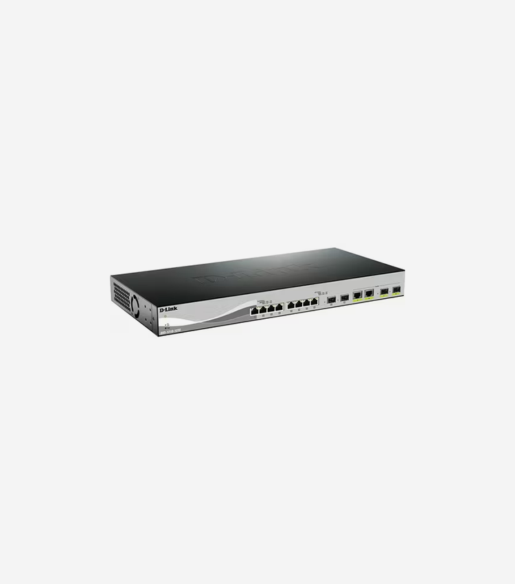 D-Link DXS-1210-12TC Ethernet Switch - 12 Ports - Manageable - 10 Gigabit Ethernet - 10GBase-T, 10GBase-X - 2 Layer Supported - Twisted Pair, Optical Fiber - Lifetime Limited Warranty