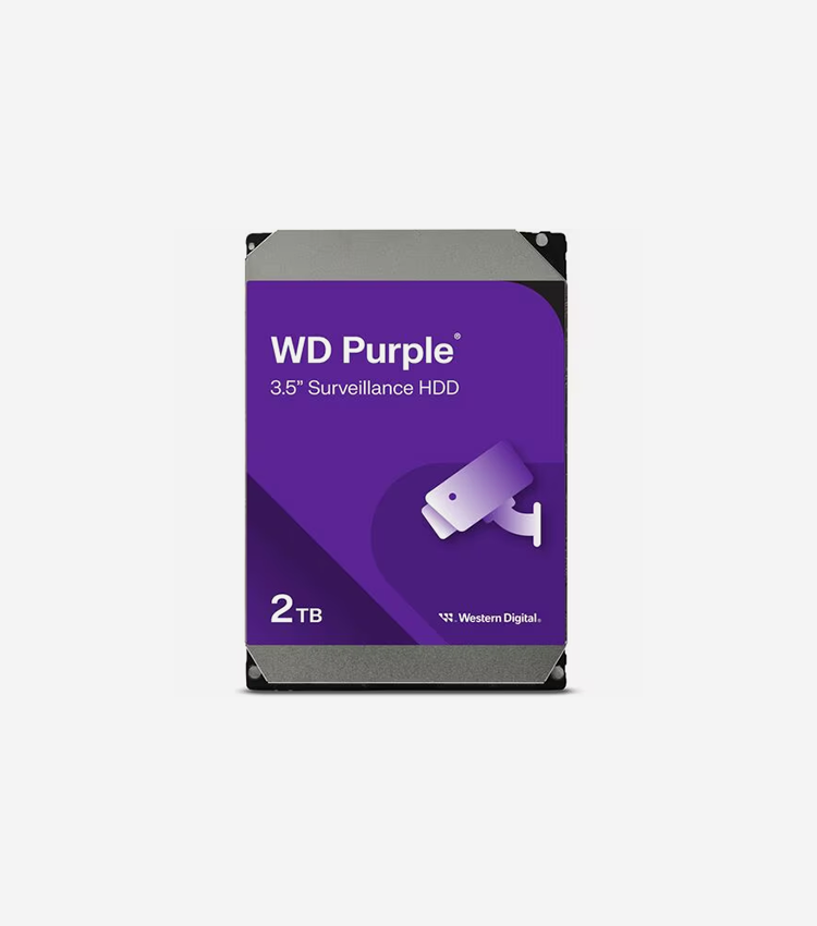 WD Purple WD23PURZ 2 TB Hard Drive - 3.5" Internal - SATA - Purple