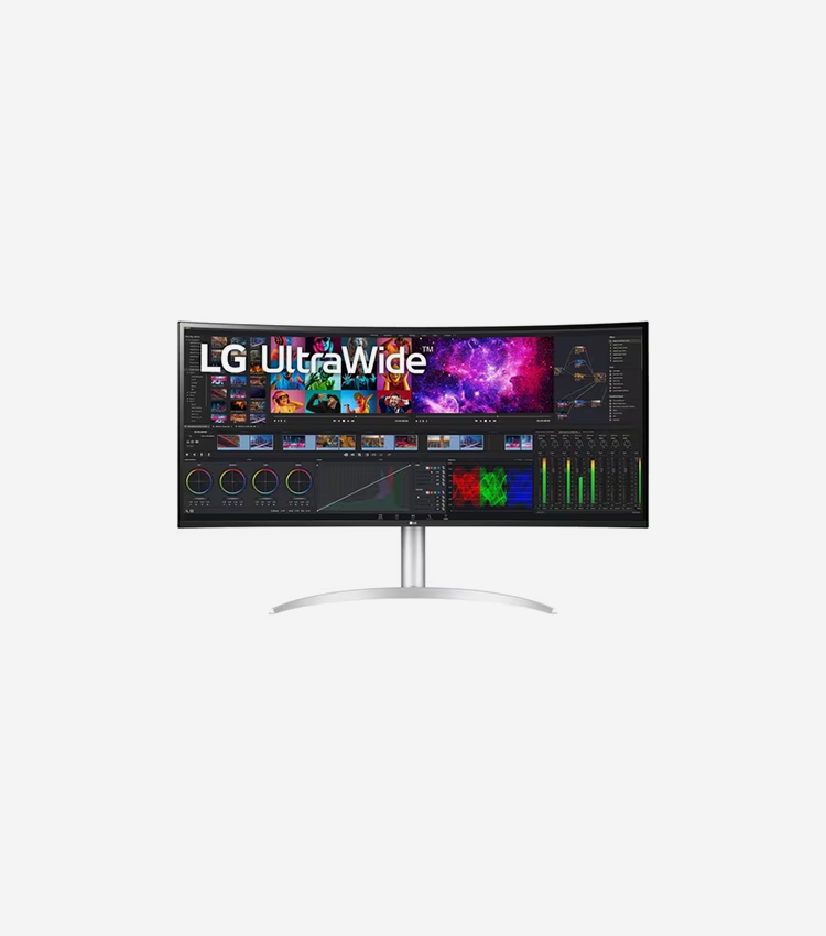 LG 40WP95C-W 40" Class 5K2K WUHD Curved Screen LCD Monitor - 21:9 - Silver - 39.7" Viewable - Nano In-plane Switching (Nano IPS) Technology - LED Backlight - 5120 x 2160 - 1.07 Billion Colors - Adaptive Sync/FreeSync - 300 cd/m² - 5 ms - Speakers - HDMI - DisplayPort - USB Hub