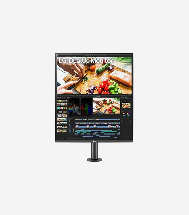 LG 28MQ780-B 28" Class SDQHD LCD Monitor - 16:18 - 27.6" Viewable - Nano In-plane Switching (Nano IPS) Technology - 2560 x 2880 - 1.07 Billion Colors - 300 cd/m² - 5 ms - Speakers - HDMI - DisplayPort - KVM Switch, USB Hub