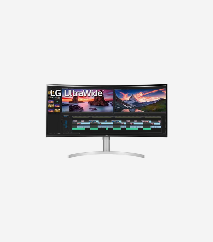 LG Ultrawide 38WN95C-W 38" Class UW-QHD+ Curved Screen Gaming LCD Monitor - 21:9 - 38" Viewable - Nano In-plane Switching (Nano IPS) Technology - 3840 x 1600 - 1.07 Billion Colors - FreeSync - 450 cd/m² Typical, Minimum - 1 ms - GTG (Fast) Refresh Rate - Speakers - HDMI - DisplayPort - USB Hub