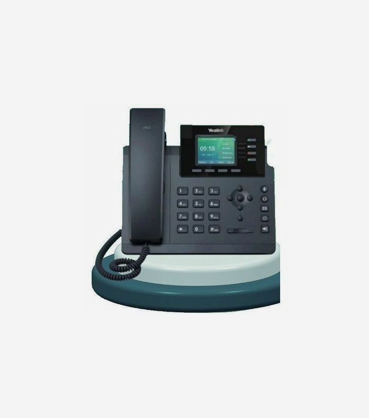 Yealink SIP-T34W IP Phone - Corded - Corded/Cordless - Wi-Fi, Bluetooth - Wall Mountable - Classic Gray - VoIP - 2.4" LCD - IEEE 802.11a/b/g/n/ac - 2 x Network (RJ-45) - PoE Ports