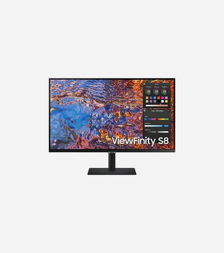 Samsung ViewFinity S8 S27B804PXN 27" Class 4K UHD LCD Monitor - 16:9 - Matte Black - 27" Viewable - In-plane Switching (IPS) Technology - 3840 x 2160 - 1.07 Billion Colors - 400 cd/m² - 5 ms - HDMI - DisplayPort - USB Hub