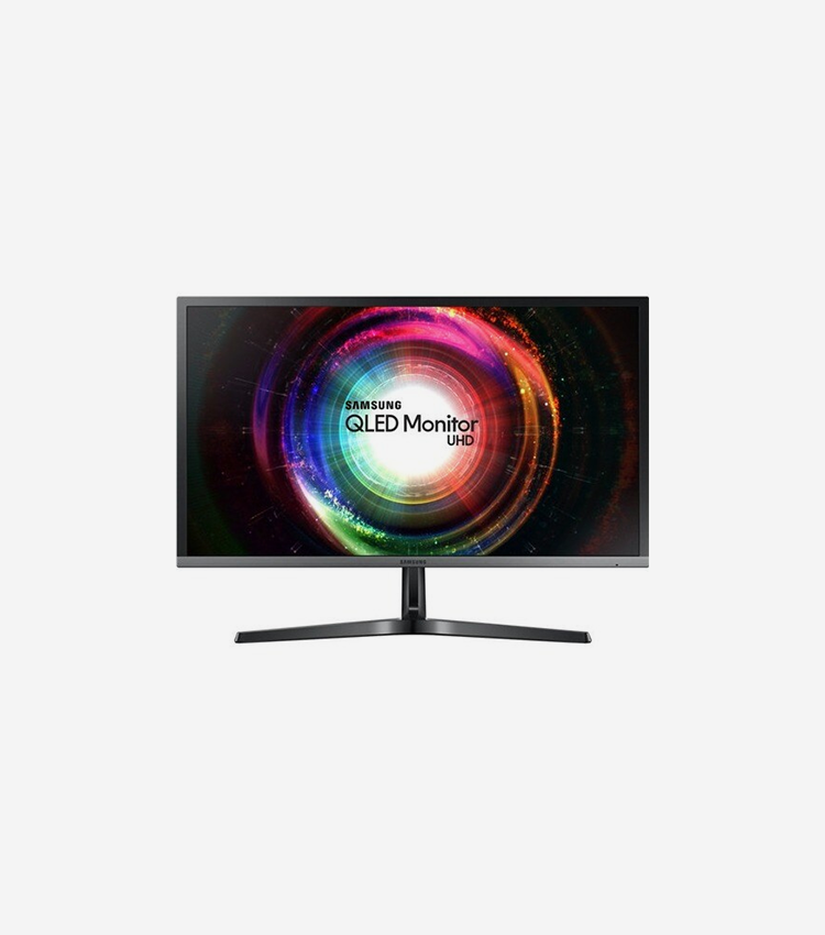 Samsung U28H750UQN 4K UHD LCD Monitor - 16:9 - Black, Silver - Quantum Dot LED Backlight - 3840 x 2160 - 1.07 Billion Colors - FreeSync - 300 cd/m² - 1 ms - HDMI - DisplayPort