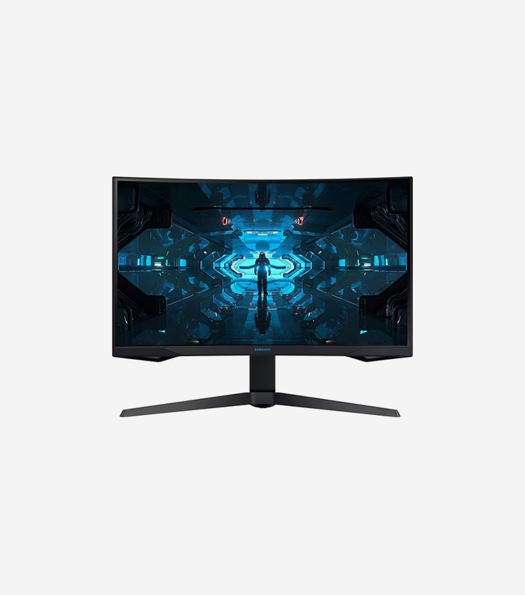 Samsung Odyssey G7 C27G75TQSN 27" (685.80 mm) Class WQHD Curved Screen Gaming LCD Monitor - 16:9 - Black - 26.9" (683.26 mm) Viewable - Vertical Alignment (VA) - Quantum Dot LED Backlight - 2560 x 1440 - 1.07 Billion Colors - FreeSync Premium - 600 cd/m² Minimum, Typical, Peak - 1 ms - GTG Refresh Rate - HDMI - DisplayPort