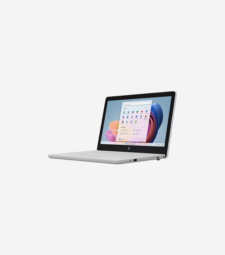 Microsoft Surface Laptop SE 11.6" (294.64 mm) Notebook - HD - Intel - 8 GB - 128 GB Flash Memory - Glacier - Intel Chip - 1366 x 768 - Intel UHD Graphics 600 - Front Camera/Webcam - 16 Hours Battery Run Time - IEEE 802.11ac Wireless LAN Standard